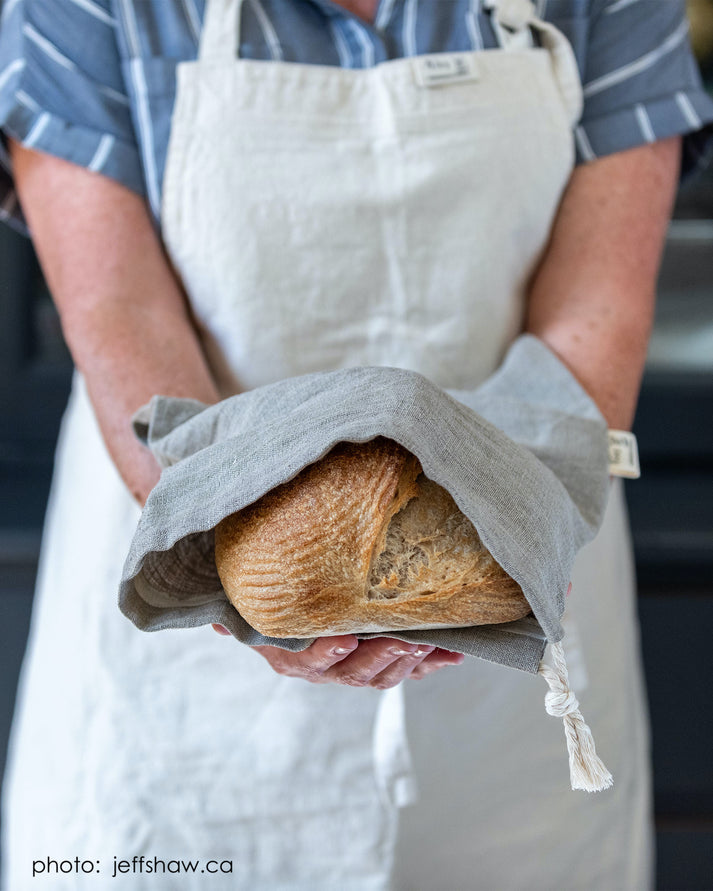 Lot 8 Linen Bread Bag