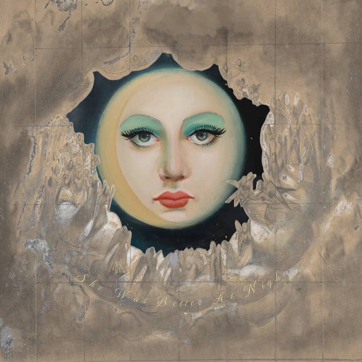 The Mansion Girls - "She Was Better At Night" Double-Sided Print.