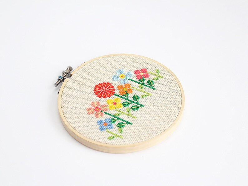 Flower Garden Cross Stitch Kit