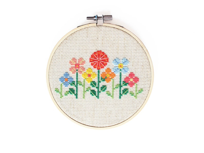 Flower Garden Cross Stitch Kit