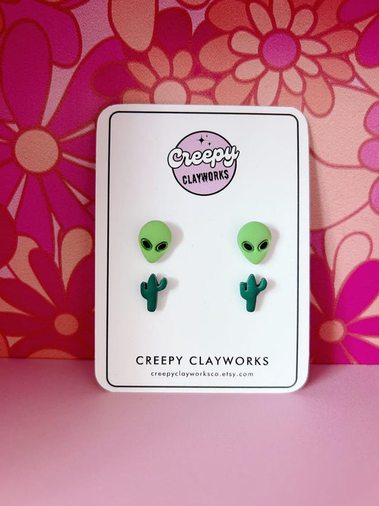 Creepy Clay Works Earrings