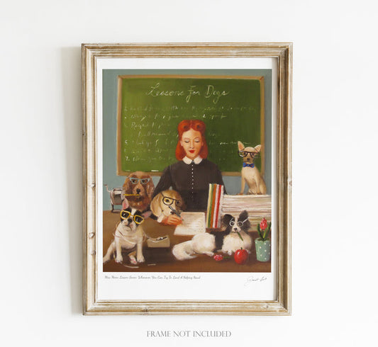 Miss Moon Was A Dog Governess. Lesson Seven
