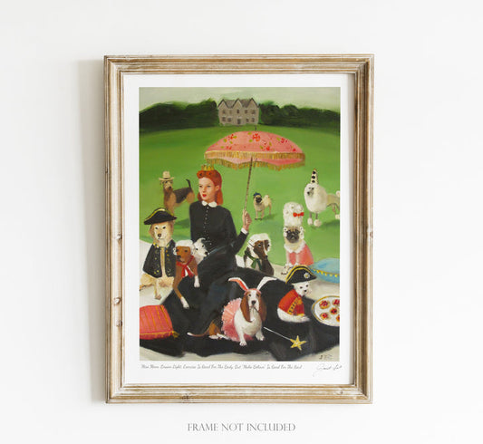 Miss Moon Was A Dog Governess. Lesson Eight