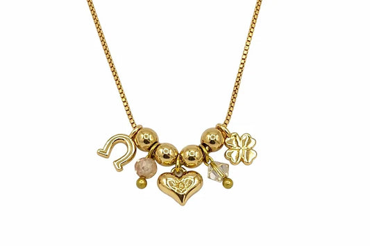 Lucky in Love Charm Necklace
