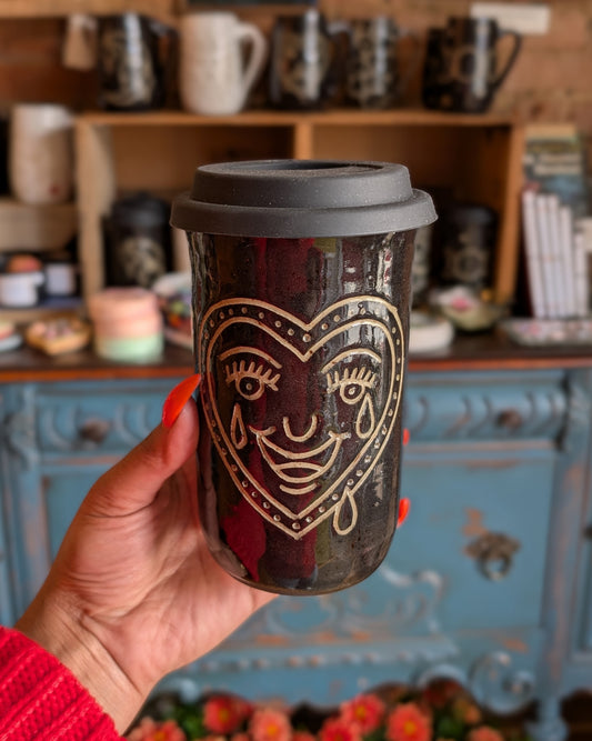 Jacpot Pottery Travel Mug