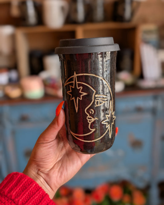 Jacpot Pottery Travel Mug