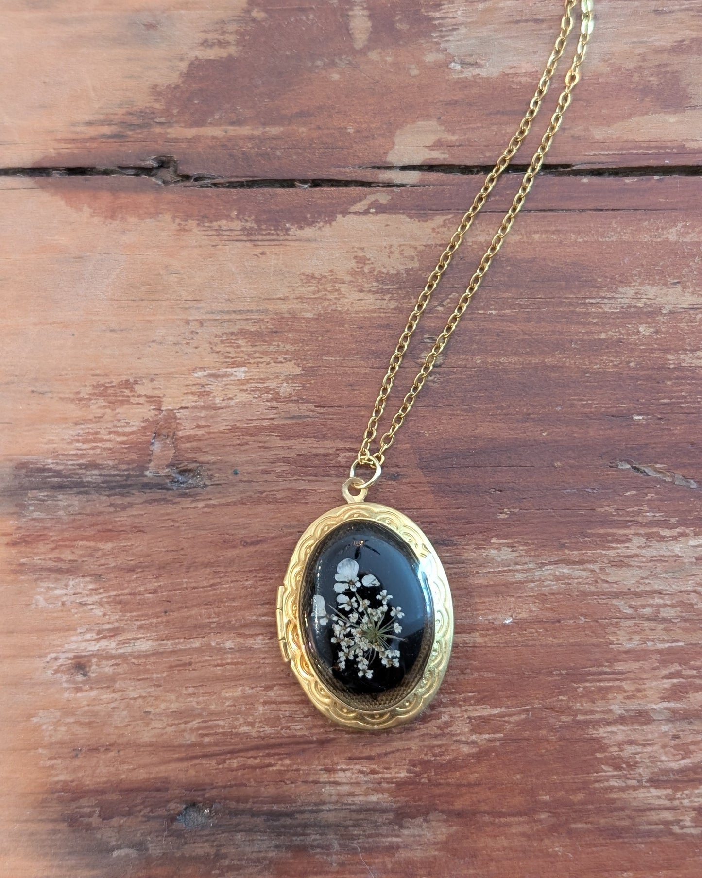 Bare Bones Jewelry - Flora Locket
