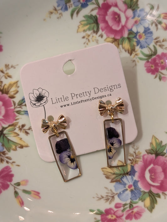 Pressed Floral Earrings