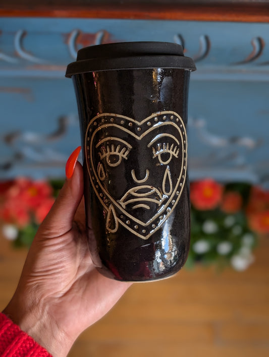 Jacpot Pottery Travel Mug