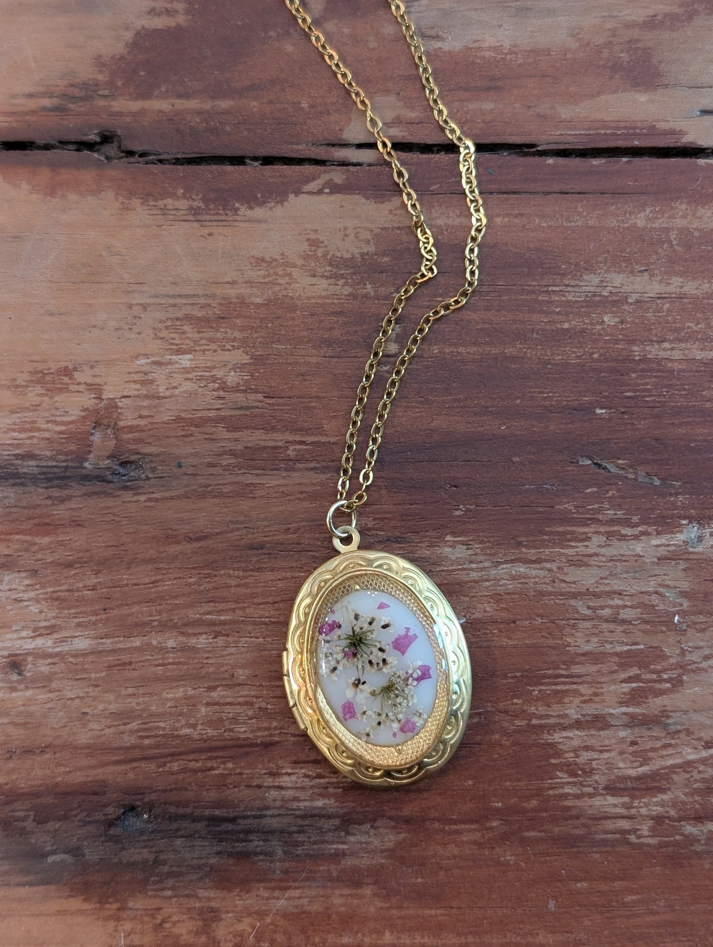 Bare Bones Jewelry - Flora Locket