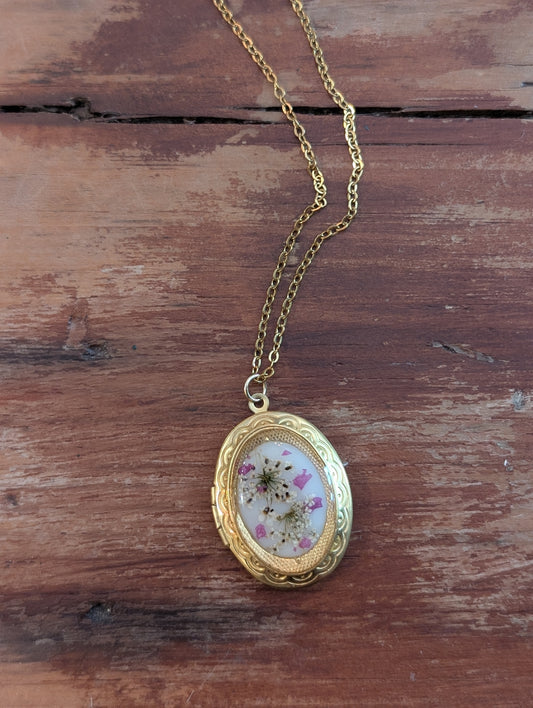 Bare Bones Jewelry - Flora Locket