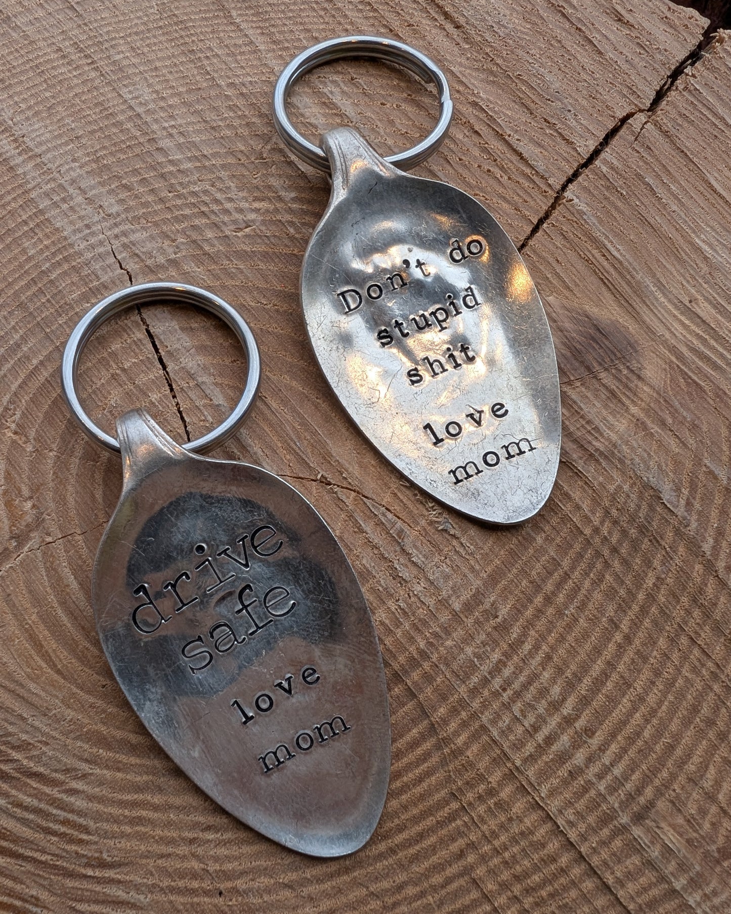 Stamped Frosting Key Tag