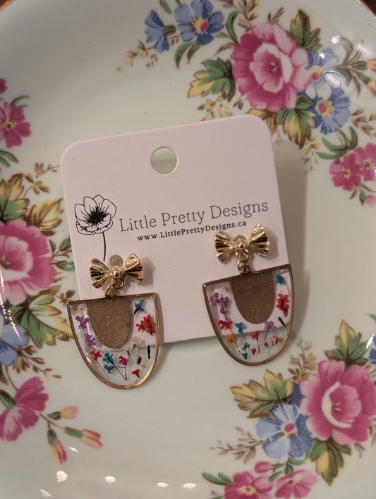 Pressed Floral Earrings