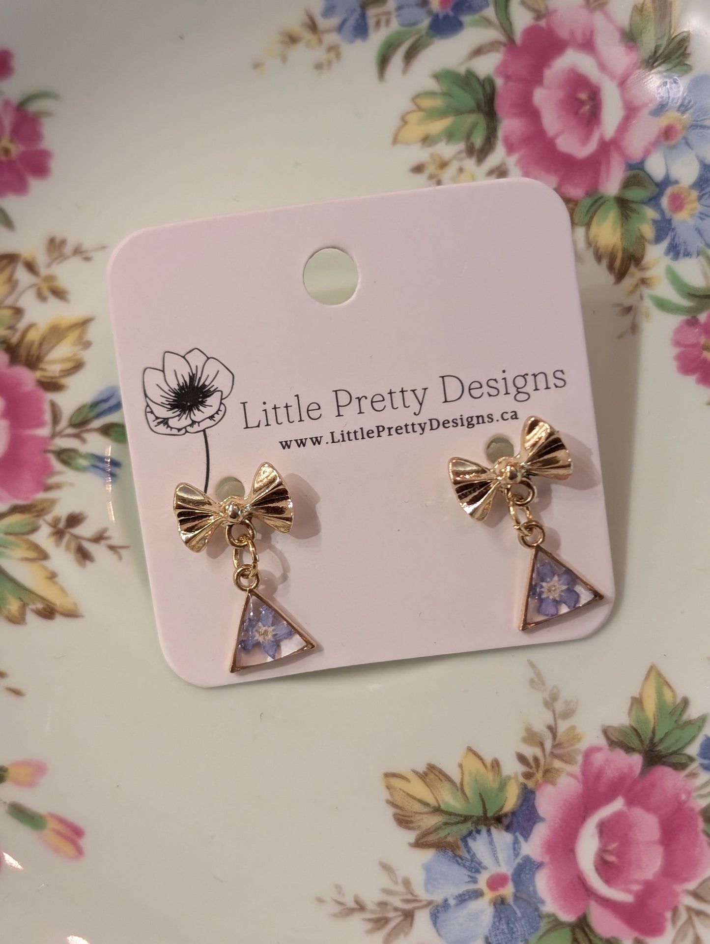 Pressed Floral Earrings