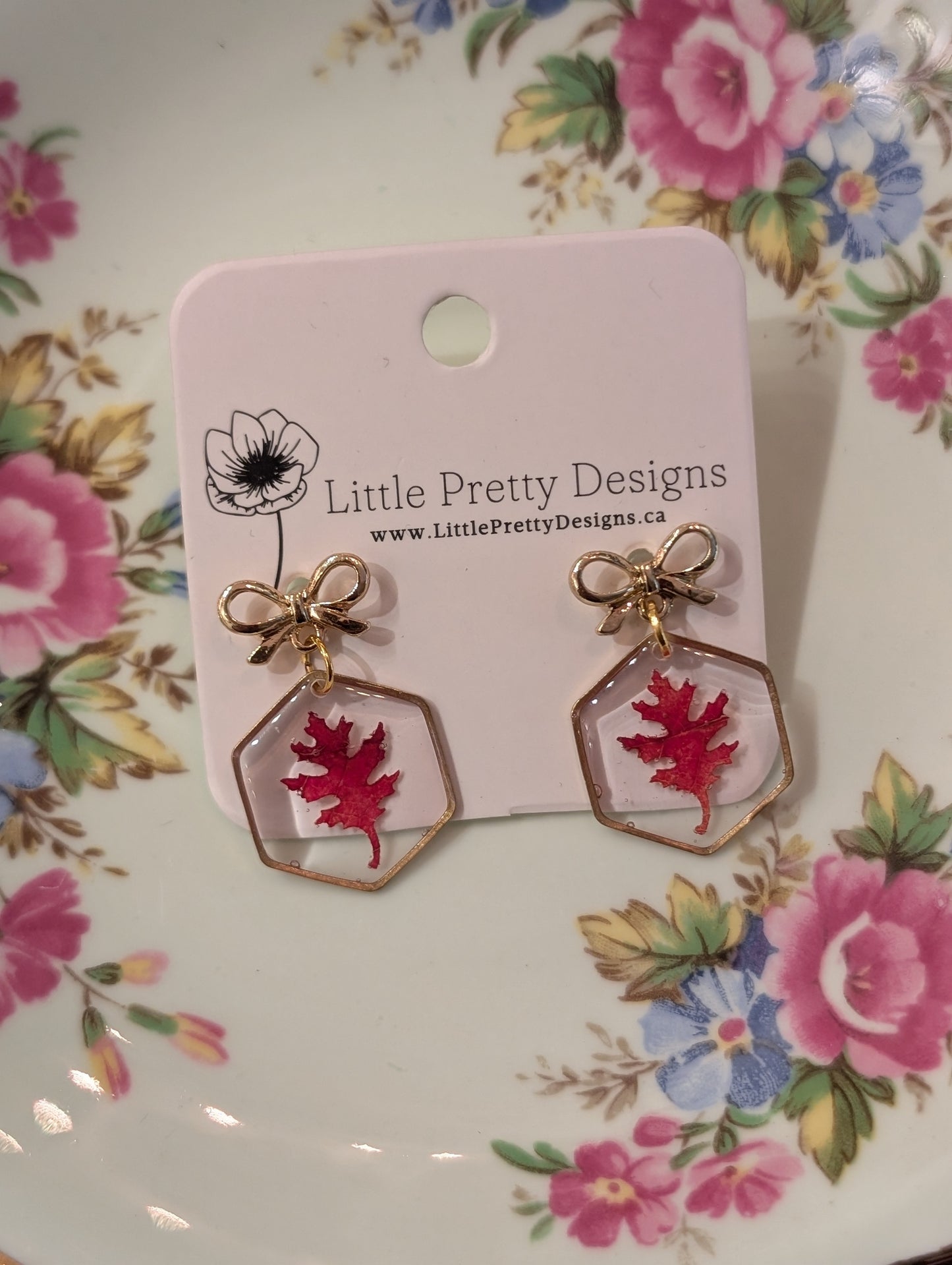 Pressed Floral Earrings