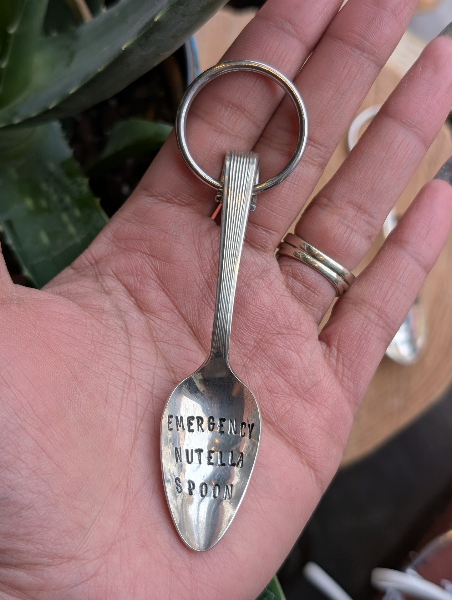 Stamped Frosting Key Tag