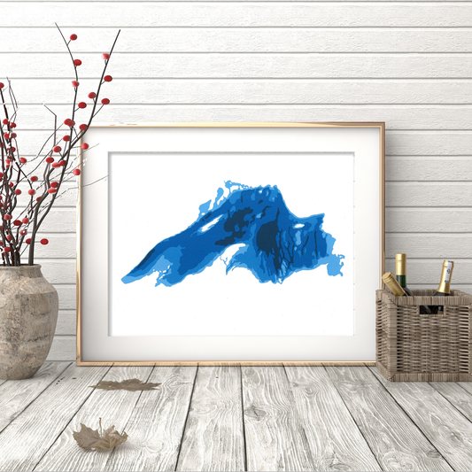 Cardtography Map - Lake Superior