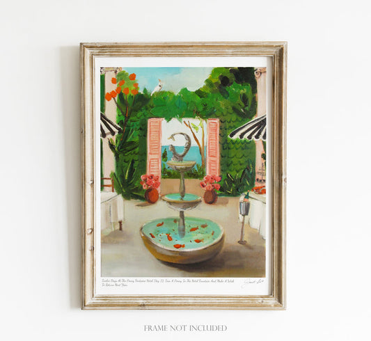 Twelve Days at the Penny Fontaine Hotel. Day Twelve.