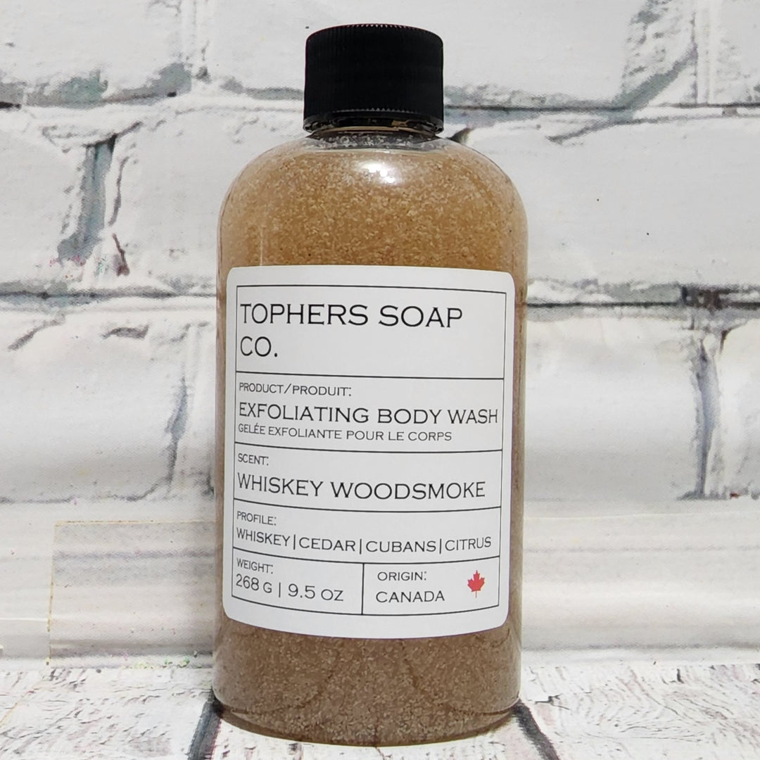 Whiskey Woodsmoke Exfoliating Body Wash