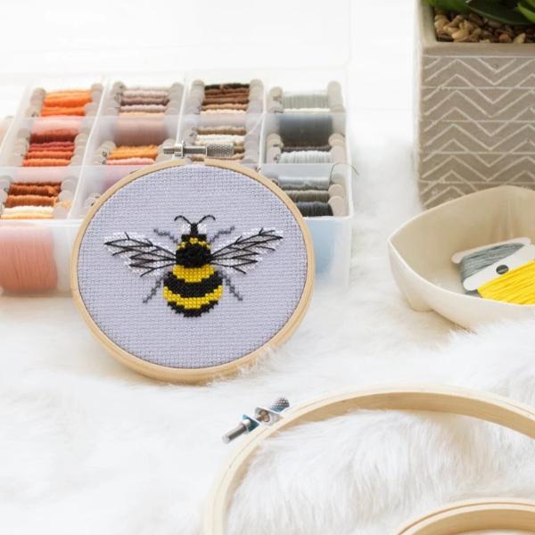 Bumblebee Cross Stitch Kit