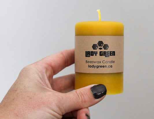 Beeswax Pillar Candle