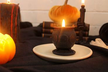 Beeswax Candle - Witch Cauldron