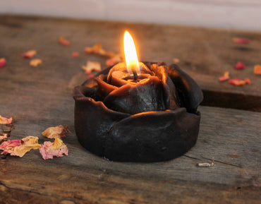 Rose Beeswax Candle