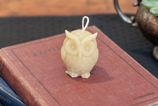 Beeswax Candle - Owl