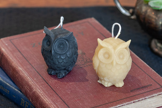 Beeswax Candle - Owl
