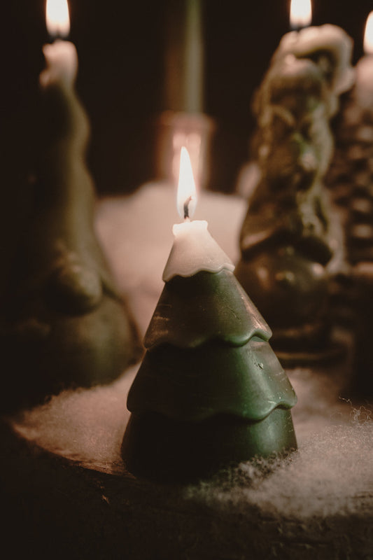 Beeswax Candle - Small Tree