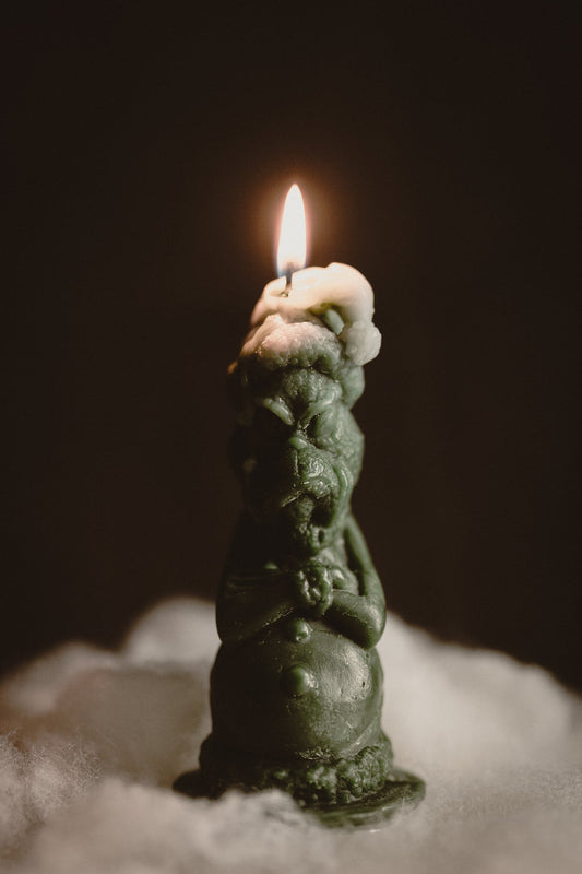 Beeswax Candle - Grinch
