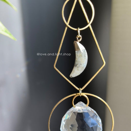 Moon & Moth Suncatcher