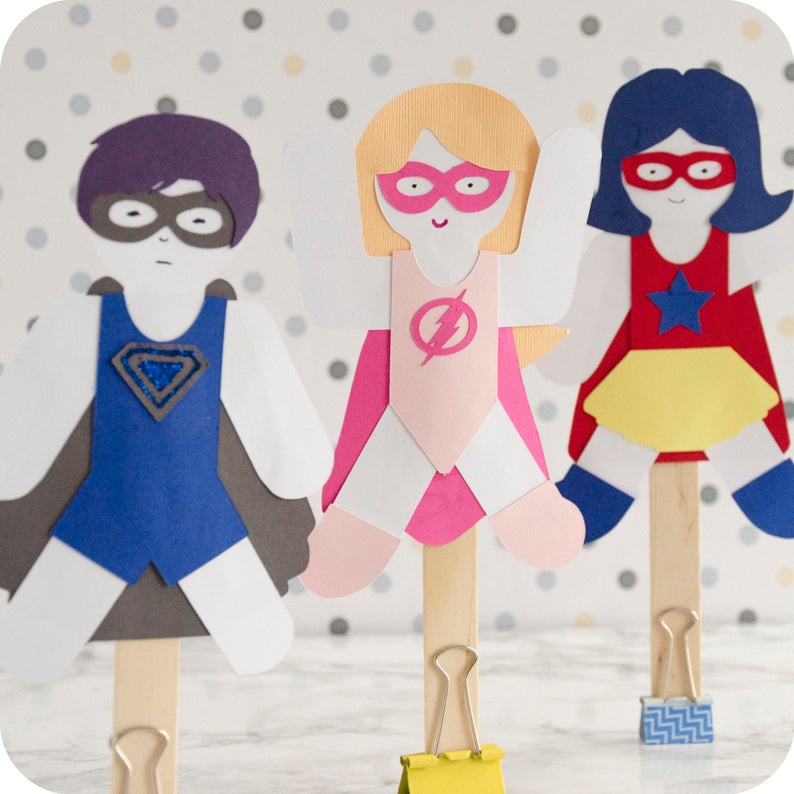 DIY Craft Kit - Superheros