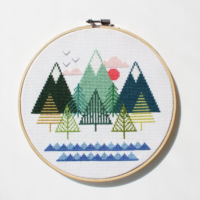 Sea to Sky Cross Stitch Kit