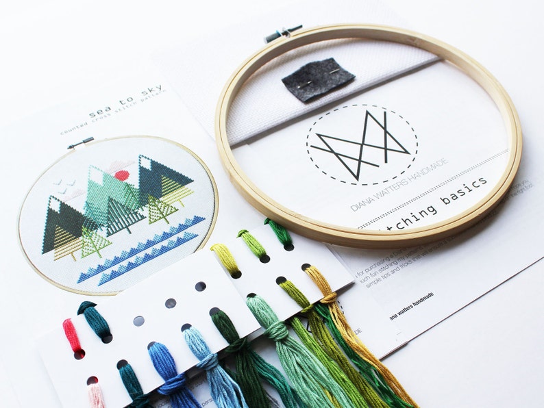 Sea to Sky Cross Stitch Kit