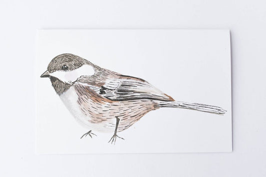 Chickadee Card - Blank