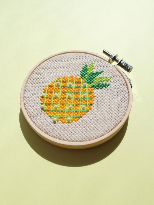 Pineapple Cross Stitch Kit