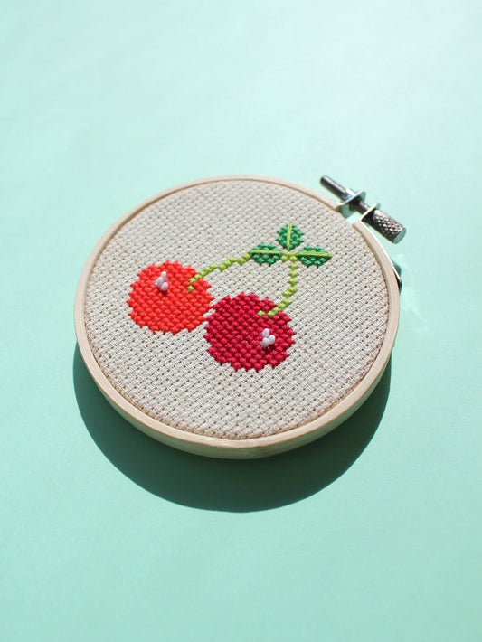Cherries Cross Stitch Kit