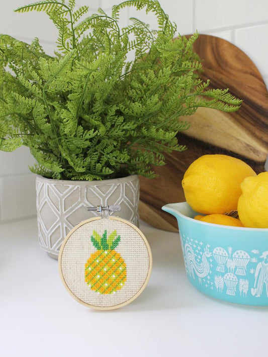 Pineapple Cross Stitch Kit