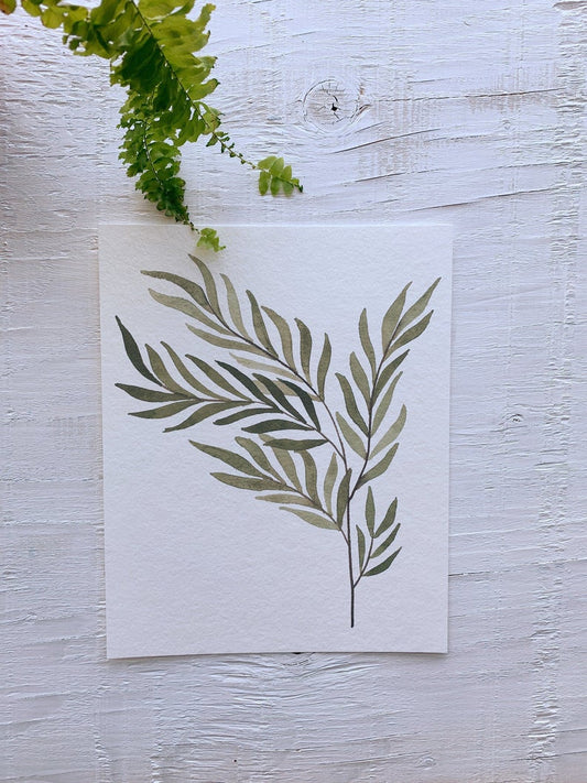 Willow Eucalyptus Art Print 8" x 10"