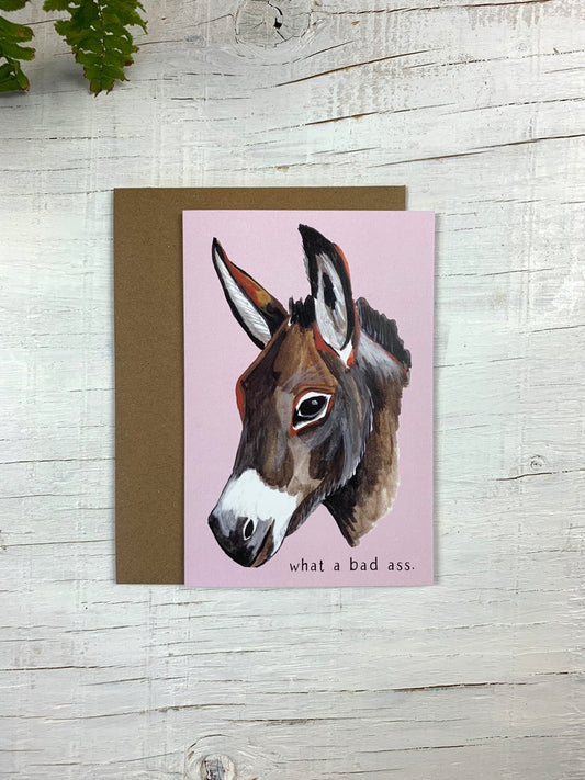 Bad Ass Card - Blank