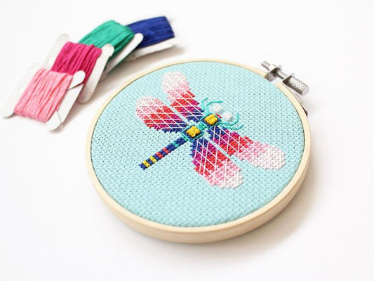 Dragonfly Cross Stitch Kit