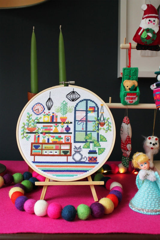 Luna's Living Room Cross Stitch Kit