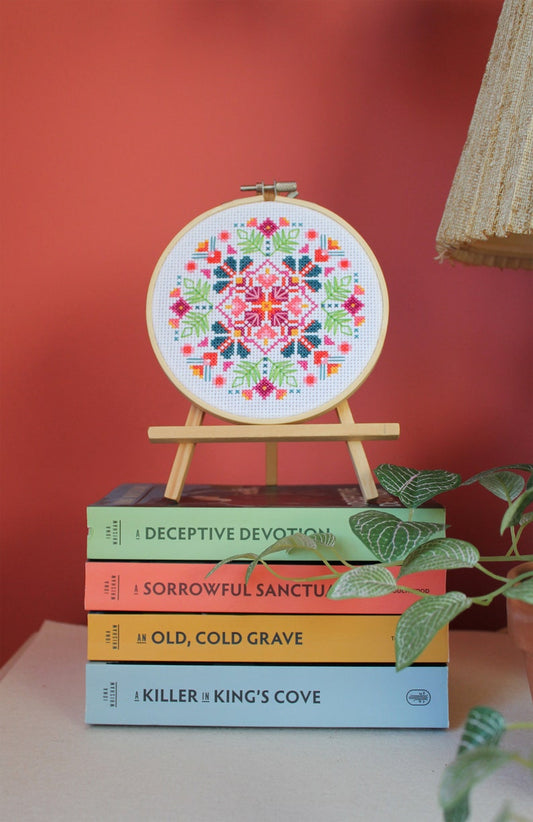 Midnight Marigolds Cross Stitch Kit