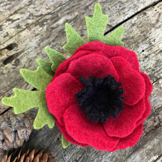 Wool Felt Floral Pin