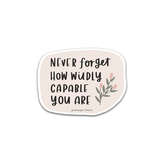 Wildly Capable Sticker