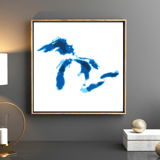 Cardtography Map - Great Lakes