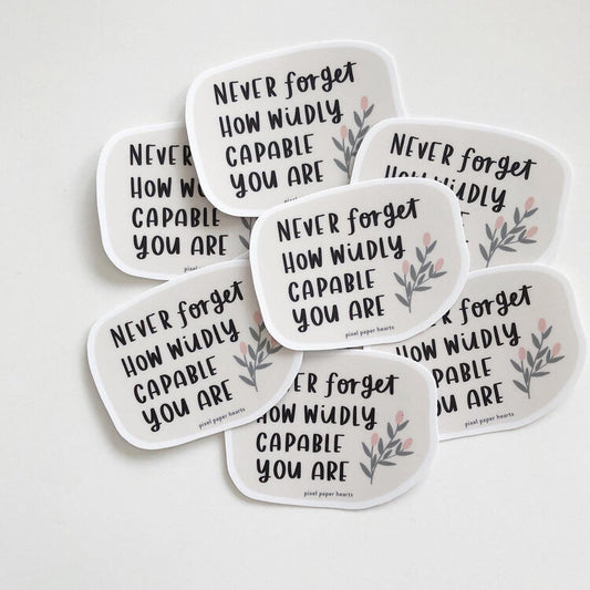 Wildly Capable Sticker